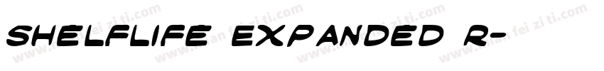 Shelflife Expanded R字体转换